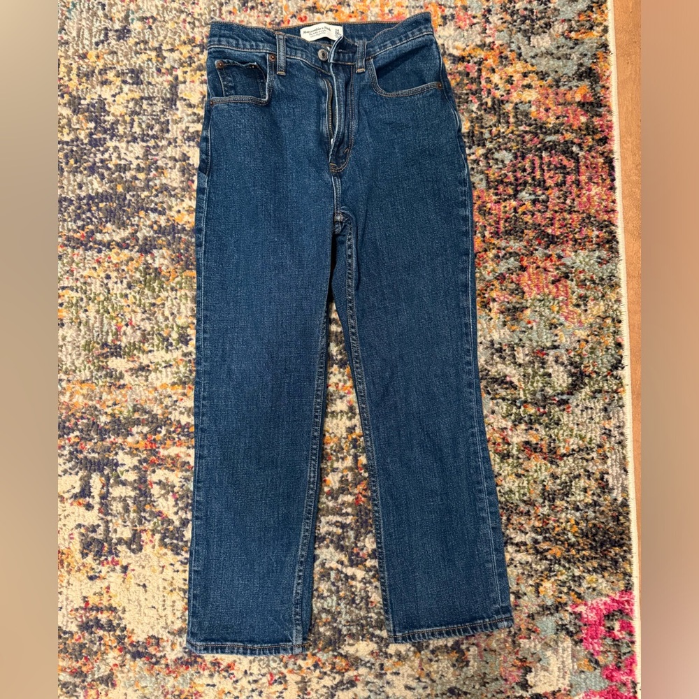 Ultra High Rise Ankle Straight Jean